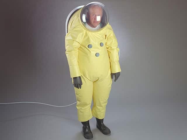 Ames hazmat suit