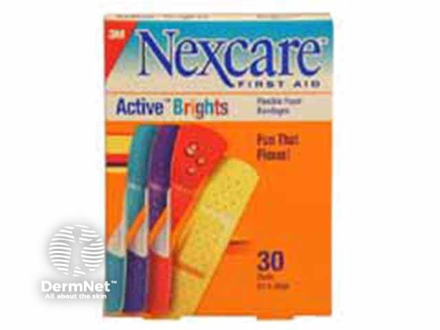 Assorted Nexcare plasters for acute wounds