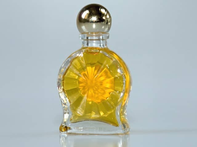 Glass perfume bottle