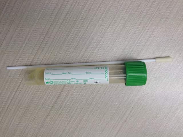 Viral skin swab